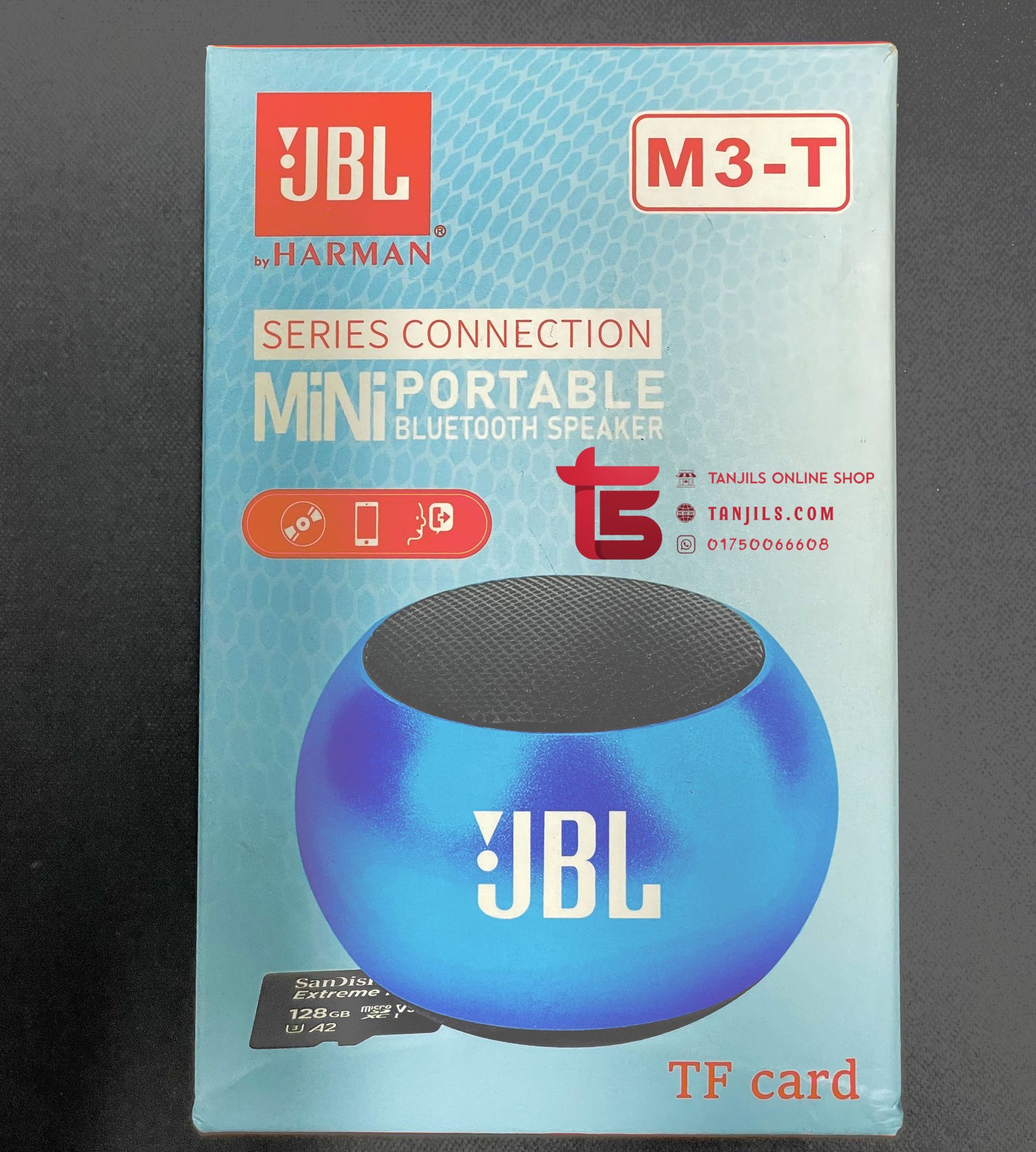 JBL M3-T Mini Portable Bluetooth Speaker with TF Card Slot